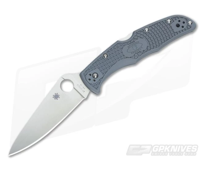 Spyderco Endura 4 Flat Ground VG10 Gray FRN C10FPGY 3 Spyderco Endura 4 Flat Ground VG10 Gray FRN C10FPGY