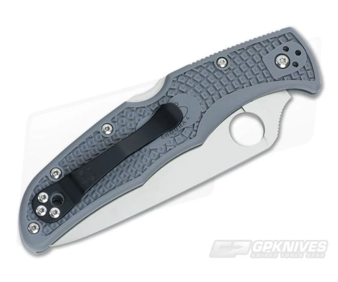Spyderco Endura 4 Flat Ground VG10 Gray FRN C10FPGY 4 Spyderco Endura 4 Flat Ground VG10 Gray FRN C10FPGY - Image 2