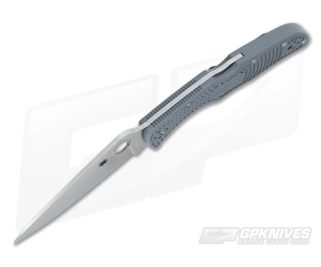 Spyderco Endura 4 Flat Ground VG10 Gray FRN C10FPGY 5 Spyderco Endura 4 Flat Ground VG10 Gray FRN C10FPGY - Image 3