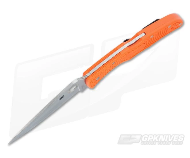 Spyderco Endura 4 Flat Ground VG10 Orange FRN C10FPOR 5 Spyderco Endura 4 Flat Ground VG10 Orange FRN C10FPOR - Image 3