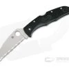 Spyderco Endura 4 Wharncliffe Black FRN Serrated VG10 C10FSWCBK -EDC (Every Day Carry) Shop c10fswcbk 1 1
