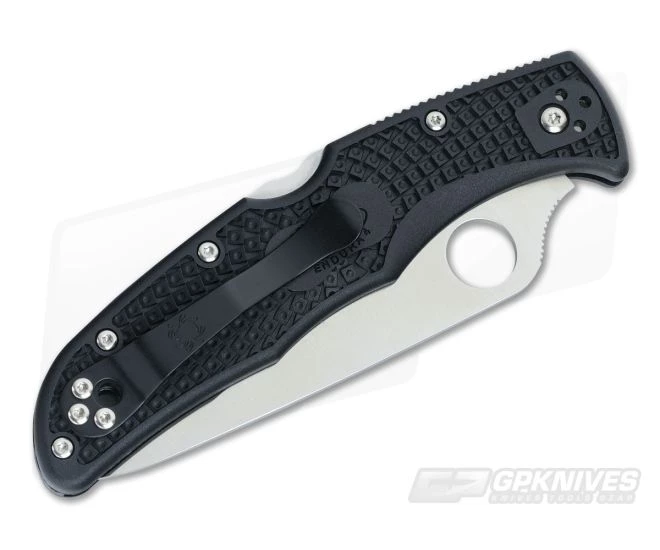 Spyderco Endura 4 Lightweight Partially Serrated VG10 Black FRN C10PSBK 4 Spyderco Endura 4 Lightweight Partially Serrated VG10 Black FRN C10PSBK - Image 2