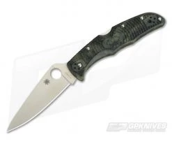 Spyderco Endura 4 Zome Green FRN Flat Ground C10ZFPGR