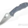 Spyderco Delica 4 Flat Ground VG10 Gray FRN C11FPGY -EDC (Every Day Carry) Shop c11fpgy 1
