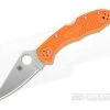 Spyderco Delica 4 Flat Ground VG10 Orange FRN C11FPOR 2 Spyderco Delica 4 Flat Ground VG10 Orange FRN C11FPOR -EDC (Every Day Carry) Shop c11fpor 1