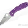 Spyderco Delica 4 Flat Ground VG10 Purple FRN C11FPPR 2 Spyderco Delica 4 Flat Ground VG10 Purple FRN C11FPPR -EDC (Every Day Carry) Shop c11fppr 1