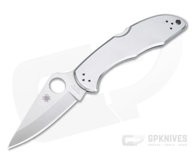 Spyderco Delica 4 Satin VG10 Stainless Steel Back Lock Folder C11P 3 Spyderco Delica 4 Satin VG10 Stainless Steel Back Lock Folder C11P