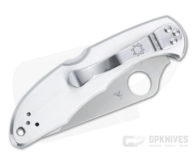 Spyderco Delica 4 Satin VG10 Stainless Steel Back Lock Folder C11P 4 Spyderco Delica 4 Satin VG10 Stainless Steel Back Lock Folder C11P - Image 2