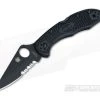 Spyderco Delica 4 FRN Black Partially Serrated VG10 C11PSBBK 2 Spyderco Delica 4 FRN Black Partially Serrated VG10 C11PSBBK -EDC (Every Day Carry) Shop c11psbbk