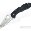 Spyderco Delica 4 Serrated VG10 Black FRN C11SBK -EDC (Every Day Carry) Shop c11sbk 1