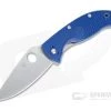 Spyderco Tenacious Lightweight Satin Plain S35VN Blue FRN Liner Lock C122PBL -EDC (Every Day Carry) Shop c122pbl 1 1