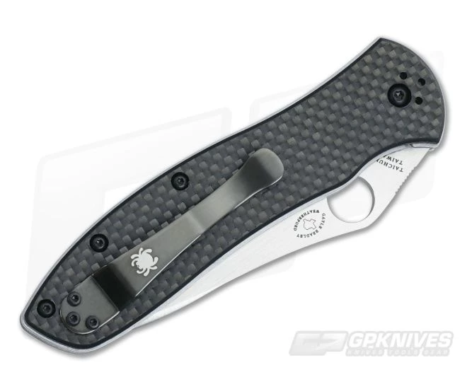Spyderco Gayle Bradley 2 Satin M4 Carbon Fiber/G10 Laminate Liner Lock Folder C134CFP2 4 Spyderco Gayle Bradley 2 Satin M4 Carbon Fiber/G10 Laminate Liner Lock Folder C134CFP2 - Image 2