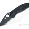 Spyderco Persistence Lightweight Black Part Serrated Black FRN Liner Lock Folder C136PSBBK -EDC (Every Day Carry) Shop c136psbbk 1
