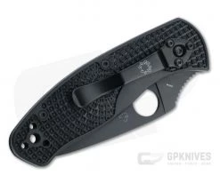 Spyderco Persistence Lightweight Black Part Serrated Black FRN Liner Lock Folder C136PSBBK -EDC (Every Day Carry) Shop c136psbbk 2