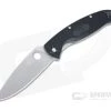 Spyderco Resilience Lightweight Satin Plain Black FRN Liner Lock Folder C142PBK -EDC (Every Day Carry) Shop c142pbk 1 1