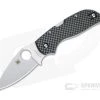 Spyderco Chaparral Satin XHP Carbon Fiber/G10 Back Lock Folder C152CFP