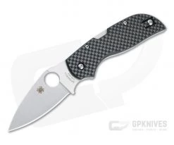 Spyderco Chaparral Satin XHP Carbon Fiber/G10 Back Lock Folder C152CFP