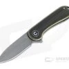 CIVIVI Mini Elementum Gray Hand Rubbed 14C28N Brass Frame Lock Flipper C18062Q-1 -EDC (Every Day Carry) Shop c18062q 1 1 1