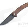 CIVIVI Mini Asticus Black Stonewashed Stainless Cuibourtia Wood Liner Lock Flipper C19026B-5 -EDC (Every Day Carry) Shop c19026b 5 1 1