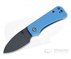 CIVIVI Baby Banter Black Stonewashed Nitro-V Blue G10 Liner Lock Folder C19068S-3