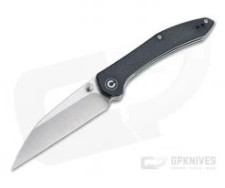 CIVIVI x Mallery Hadros Wharncliffe Satin Stainless Black Micarta Liner Lock Folder C20004-1