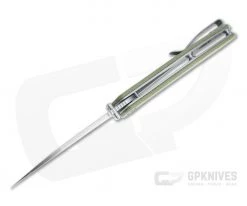 CIVIVI x Mallery Hadros Wharncliffe Satin Stainless Olive Micarta Liner Lock Folder C20004-3 -EDC (Every Day Carry) Shop c20004 3 3