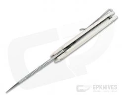 CIVIVI x Ostap Hel Ki-V Plus Top Flipper Blasted Nitro-V Ivory G10 Folder C20005B-2 -EDC (Every Day Carry) Shop c20005b 2 3