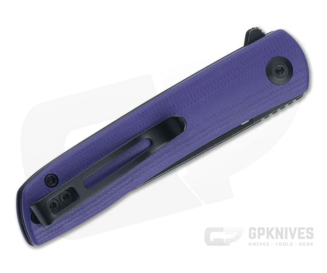 CIVIVI Bo Zinker Black Stonewashed Nitro-V Purple G10 Liner Lock Flipper C20009B-5 4 CIVIVI Bo Zinker Black Stonewashed Nitro-V Purple G10 Liner Lock Flipper C20009B-5 - Image 2