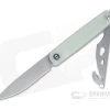 CIVIVI Crit Stonewashed Nitro-V Natural G10 Multifunction Liner Lock Front Flipper C20014F-2 -EDC (Every Day Carry) Shop c20014f 2 1