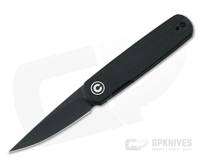 CIVIVI x Lundquist Lumi Black Stonewashed 14C28N Black G10 Top Flipper C20024-4 3 CIVIVI x Lundquist Lumi Black Stonewashed 14C28N Black G10 Top Flipper C20024-4
