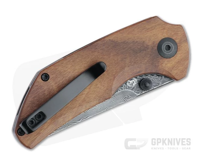 CIVIVI x Christensen Thug 2 Black Damascus Cuibourtia Wood Liner Lock Folder C20028C-DS1 4 CIVIVI x Christensen Thug 2 Black Damascus Cuibourtia Wood Liner Lock Folder C20028C-DS1 - Image 2