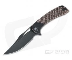 CIVIVI Dogma C2005F Black Polished Copper Black Stonewashed D2 Liner Lock Flipper