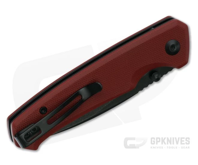 CIVIVI Altus Black Stonewashed Nitro-V Burgundy G10 Button Lock Folder C20076-2 4 CIVIVI Altus Black Stonewashed Nitro-V Burgundy G10 Button Lock Folder C20076-2 - Image 2