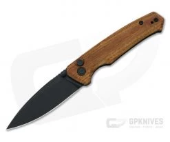 CIVIVI Altus Black Stonewashed Nitro-V Cuibourtia Wood Button Lock Folder C20076-3