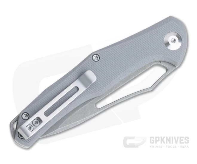 CIVIVI Fracture Drop Point C2009B Gray G10 8Cr14MoV Stainless Steel Slip Joint 4 CIVIVI Fracture Drop Point C2009B Gray G10 8Cr14MoV Stainless Steel Slip Joint - Image 2