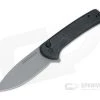 CIVIVI Conspirator Gray Stonewashed Nitro-V Black Micarta Button Lock Flipper C21006-1