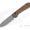 CIVIVI Button Lock Elementum Gray Stonewashed 14c28n Brown Micarta Folder C2103D -EDC (Every Day Carry) Shop c2103d 1 1