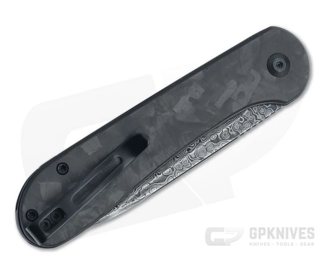 CIVIVI Button Lock Elementum Black Damascus Marbled Carbon Fiber Folder C2103DS-3 4 CIVIVI Button Lock Elementum Black Damascus Marbled Carbon Fiber Folder C2103DS-3 - Image 2