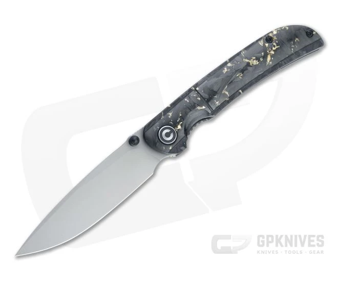CIVIVI Imperium Stonewashed Nitro-V Golden Shred Carbon Fiber Resin Front Flipper C2106A 3 CIVIVI Imperium Stonewashed Nitro-V Golden Shred Carbon Fiber Resin Front Flipper C2106A