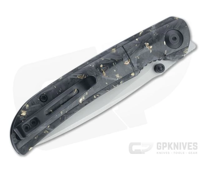 CIVIVI Imperium Stonewashed Nitro-V Golden Shred Carbon Fiber Resin Front Flipper C2106A 4 CIVIVI Imperium Stonewashed Nitro-V Golden Shred Carbon Fiber Resin Front Flipper C2106A - Image 2