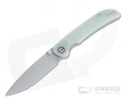 CIVIVI Imperium Stonewashed Nitro-V Natural Jade G10 Front Flipper C2107A
