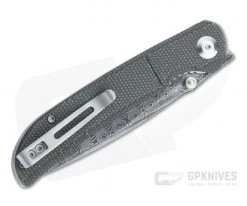 CIVIVI Imperium Black Hand Rubbed Damascus Dark Green Micarta Front Flipper C2107DS-3 -EDC (Every Day Carry) Shop c2107ds 3 2 1