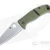 Spyderco Caribbean Salt Sheepfoot Plain LC200N Compression Lock Folder C217GPSF -EDC (Every Day Carry) Shop c217gpsf 1 2