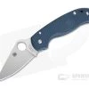 Spyderco Para 3 Lightweight Cobalt Blue FRN SPY27 Satin Plain Compression Lock Folder C223PCBL -EDC (Every Day Carry) Shop c223pcbl 3