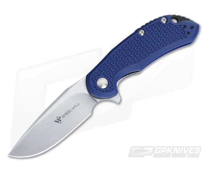 Steel Will Cutjack Mini Blue FRN Flipper Satin D2 C22M-1BL 3 Steel Will Cutjack Mini Blue FRN Flipper Satin D2 C22M-1BL