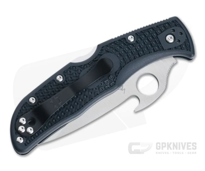 Spyderco Endela Emerson Wave Lightweight Black FRN Plain Edge VG-10 C243PGYW 4 Spyderco Endela Emerson Wave Lightweight Black FRN Plain Edge VG-10 C243PGYW - Image 2