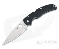 Spyderco Native Chief Linerless Black G10 Plain Edge S30V C244GP