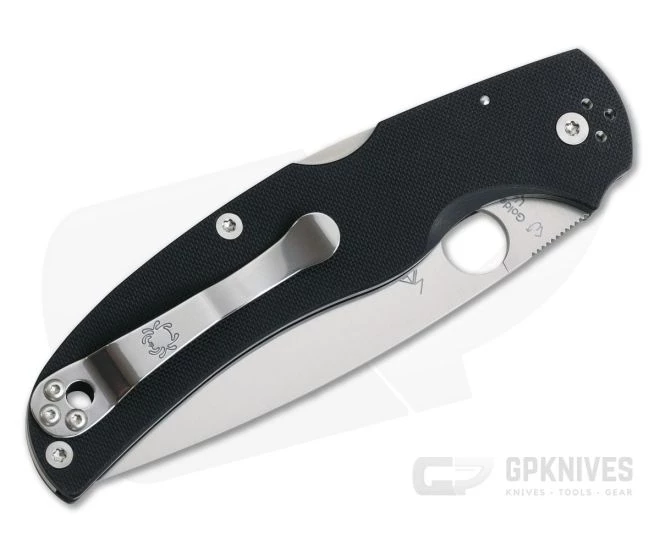Spyderco Native Chief Linerless Black G10 Plain Edge S30V C244GP 4 Spyderco Native Chief Linerless Black G10 Plain Edge S30V C244GP - Image 2