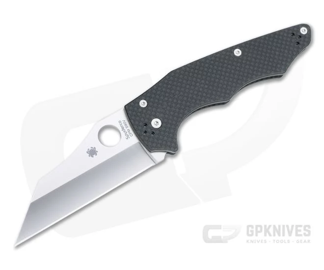 Spyderco YoJumbo Sprint Satin S90V Solid Carbon Fiber Compression Lock Folder C253CFP 3 Spyderco YoJumbo Sprint Satin S90V Solid Carbon Fiber Compression Lock Folder C253CFP