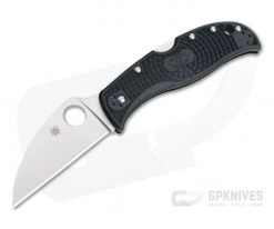 Spyderco RockJumper Wharncliffe Lightweight Black FRN Plain Edge VG-10 C254PBK